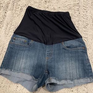 Maternity Jean shorts